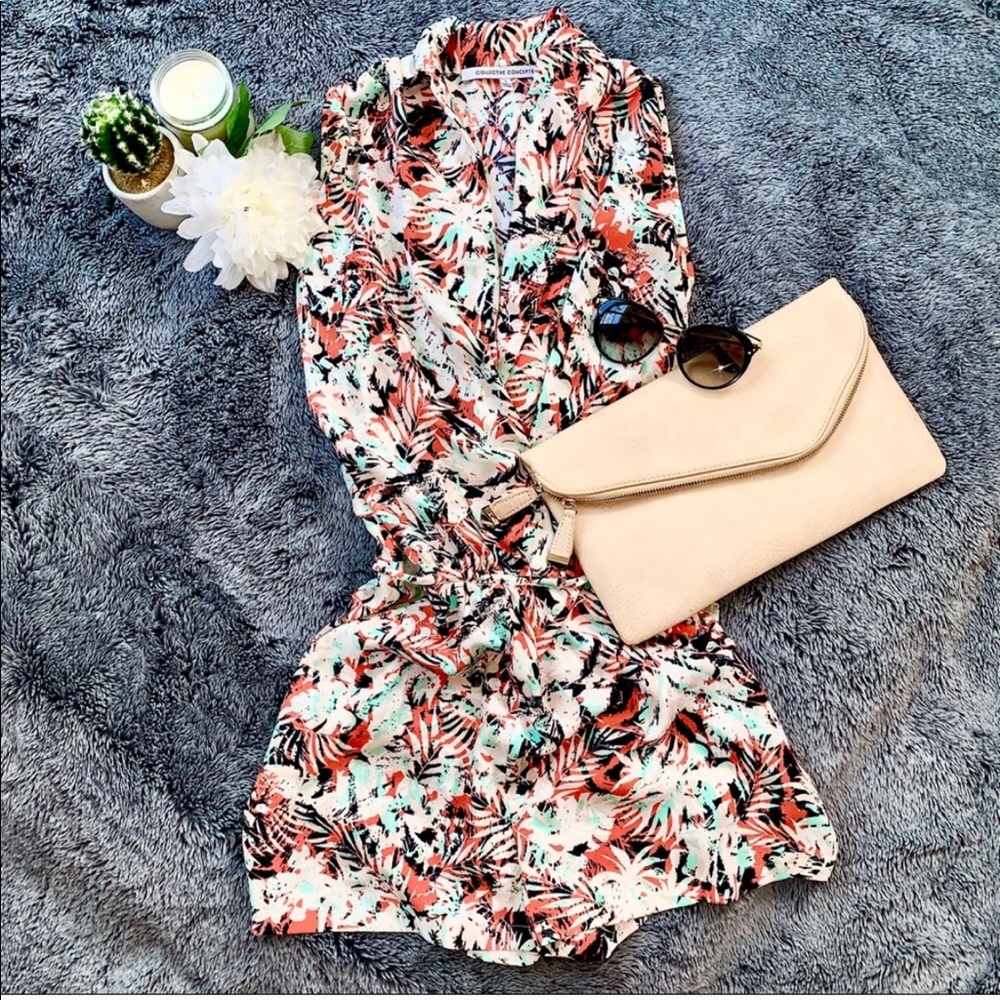 Collective Concepts Romper with pockets
